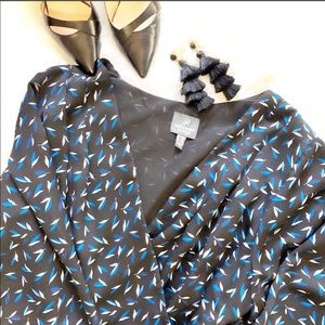 Printed Dress Wrap by Adriana Pappell